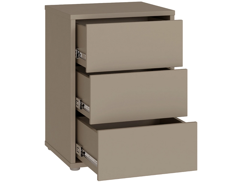 Nachttisch ALICE SPRINGS 3 Schubladen