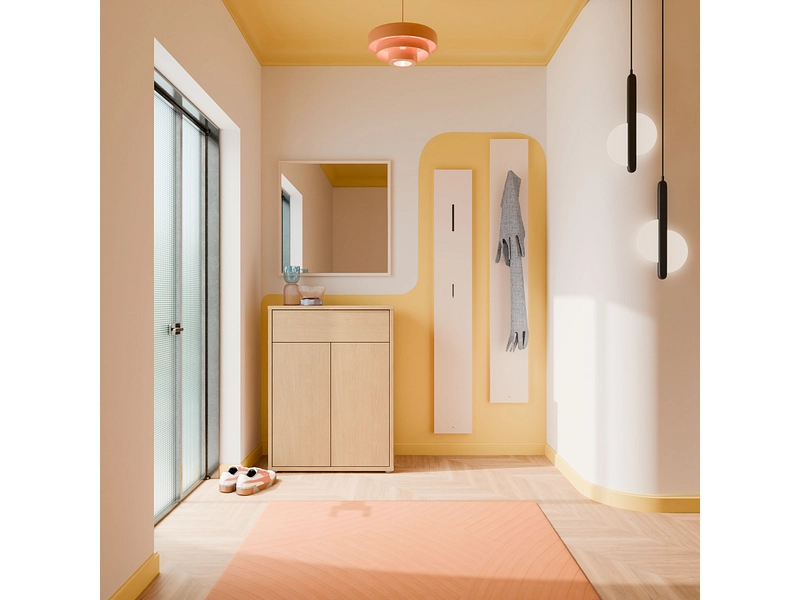 Commode ALICE SPRINGS 2 portes 1 tiroir