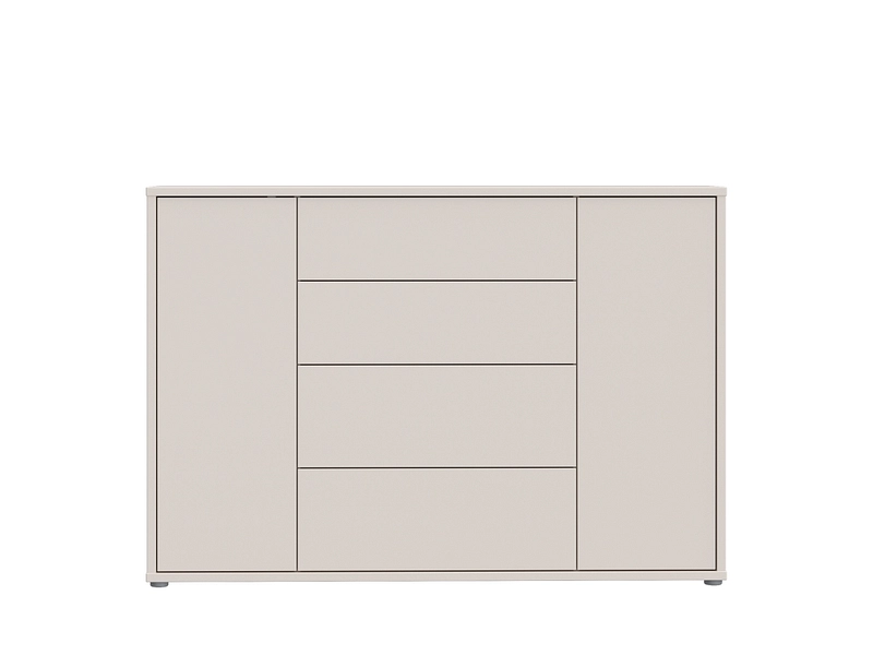 Commode ALICE SPRINGS 2 portes 4 tiroirs Commode ALICE SPRINGS 2 portes 4 tiroirs