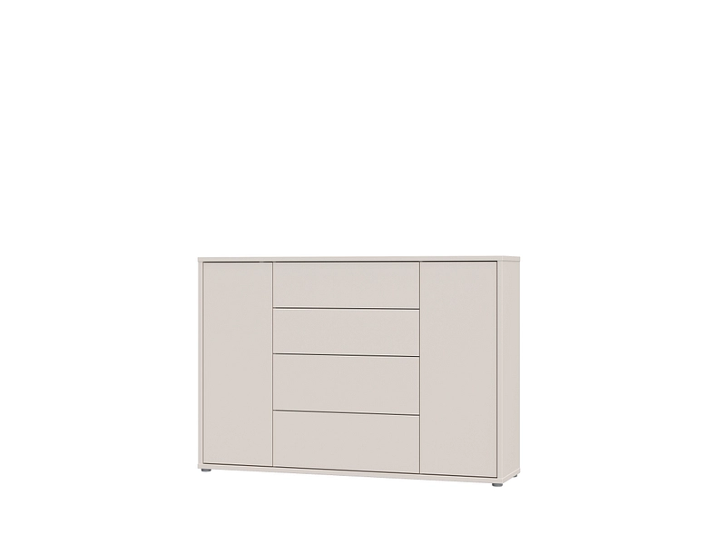 Commode ALICE SPRINGS 2 portes 4 tiroirs Commode ALICE SPRINGS 2 portes 4 tiroirs