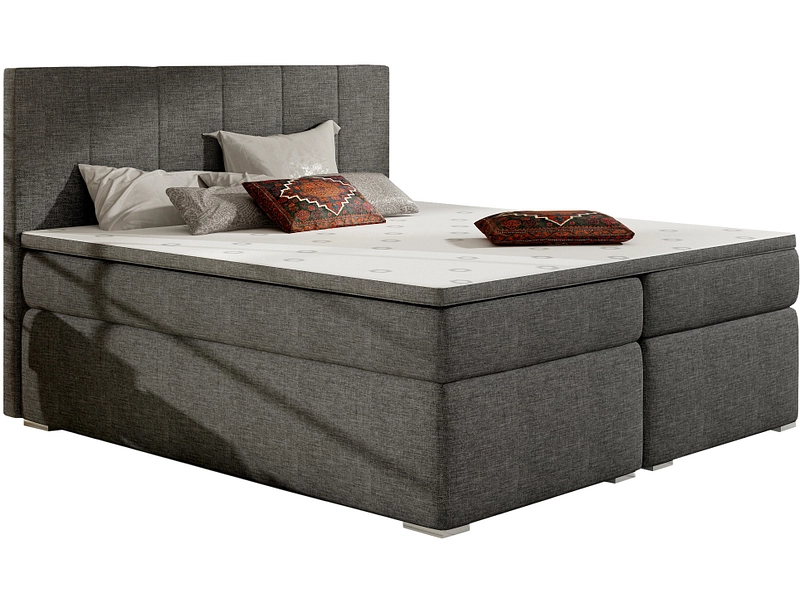 Boxspringbett ELTAP BOLERO grau Boxspringbett ELTAP BOLERO grau