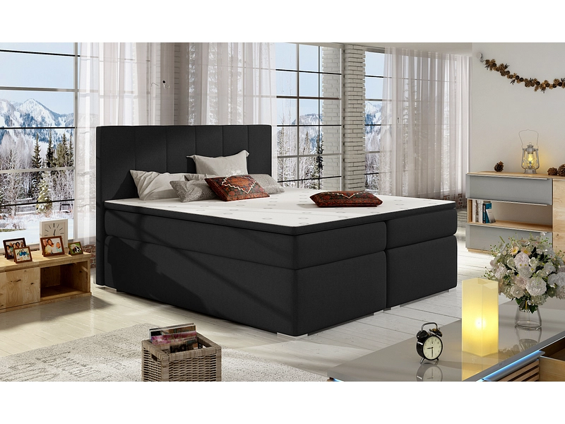 Boxspringbett ELTAP BOLERO schwarz Boxspringbett ELTAP BOLERO schwarz