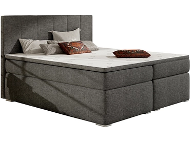 Boxspringbett ELTAP BOLERO grau