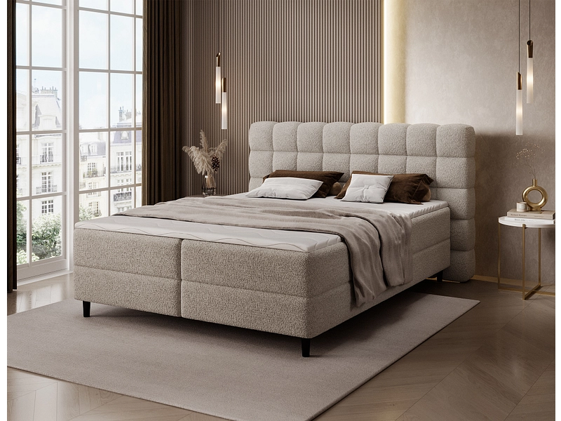 Boxspringbett ELTAP CAMMA beige