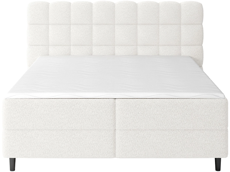 Boxspringbett ELTAP CAMMA cremeweiss