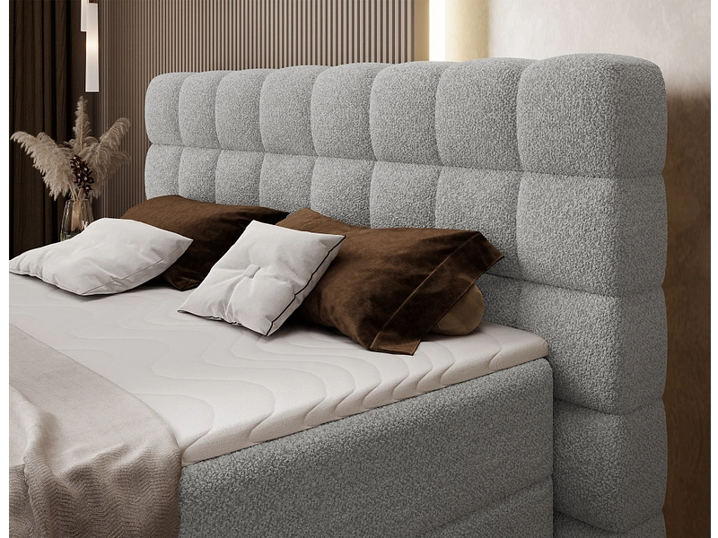 Boxspringbett ELTAP CAMMA grau