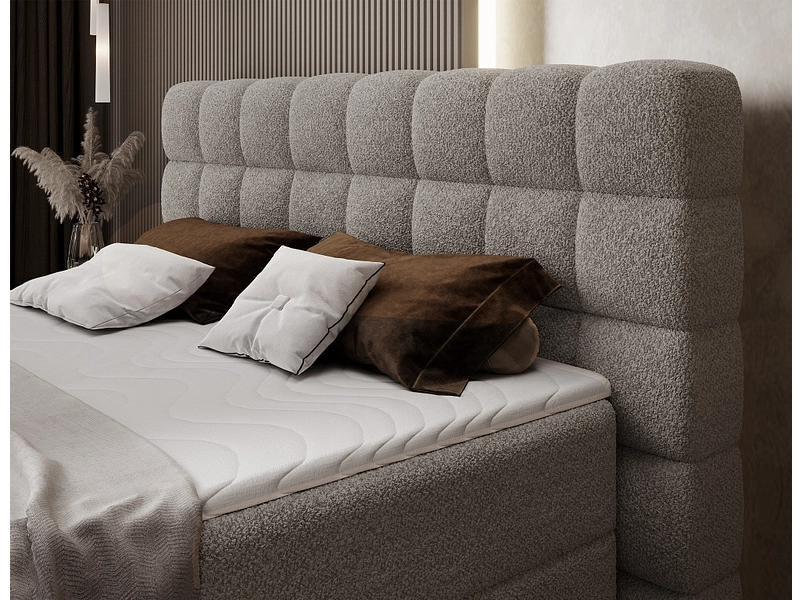 Boxspringbett ELTAP CAMMA braun