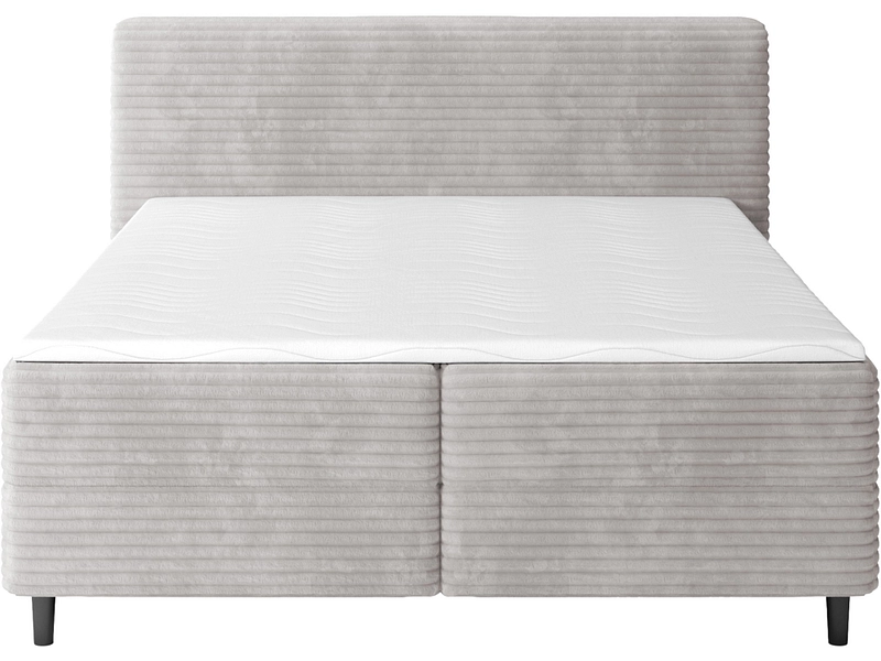 Boxspringbett ELTAP CORTIKO hellgrau
