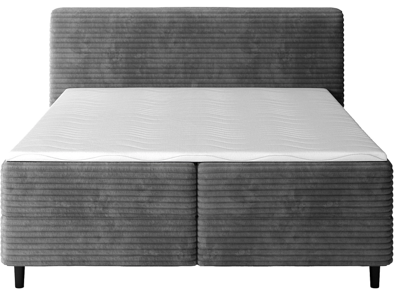 Boxspringbett ELTAP CORTIKO grau