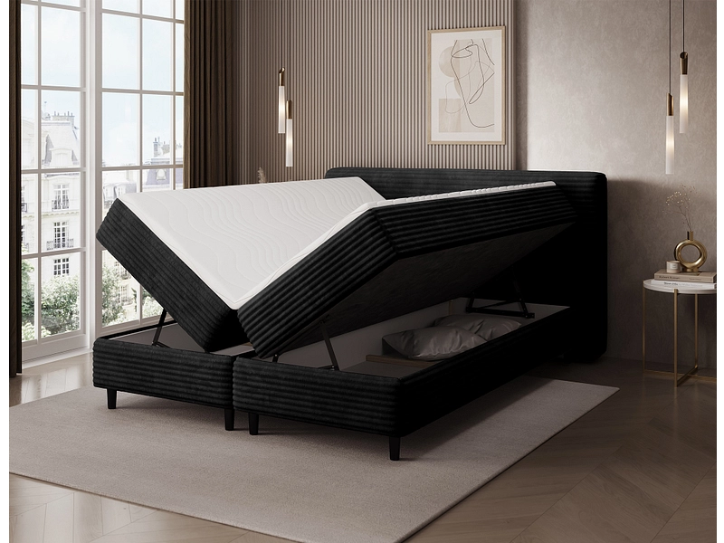 Boxspring ELTAP CORTIKO noir