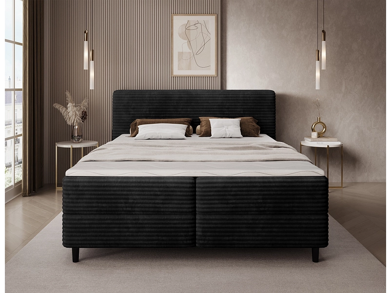 Boxspring ELTAP CORTIKO noir