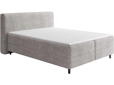 Boxspringbett ELTAP CORTIKO hellgrau