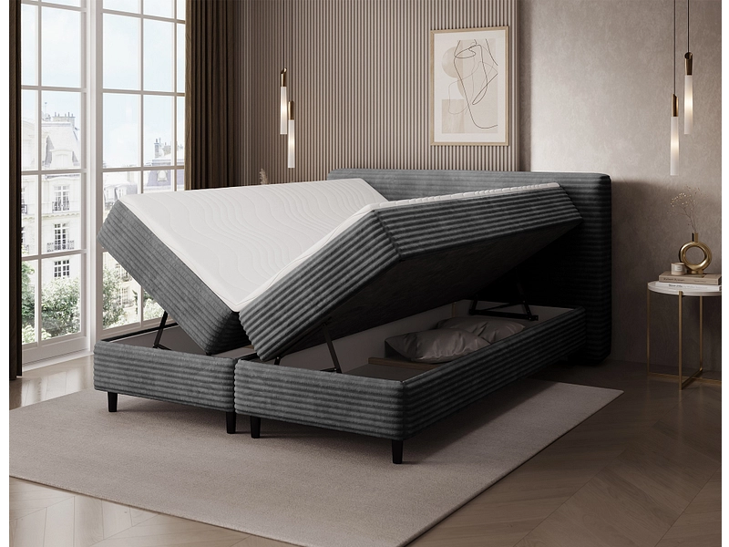 Boxspring ELTAP CORTIKO gris Boxspring ELTAP CORTIKO gris