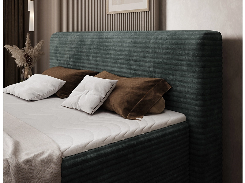 Boxspring ELTAP CORTIKO vert foncé Boxspring ELTAP CORTIKO vert foncé