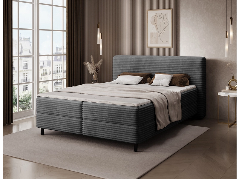 Boxspring ELTAP CORTIKO gris