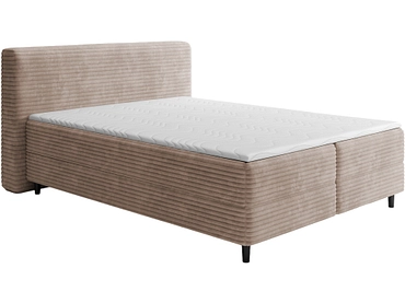 Boxspringbett ELTAP CORTIKO hellbraun