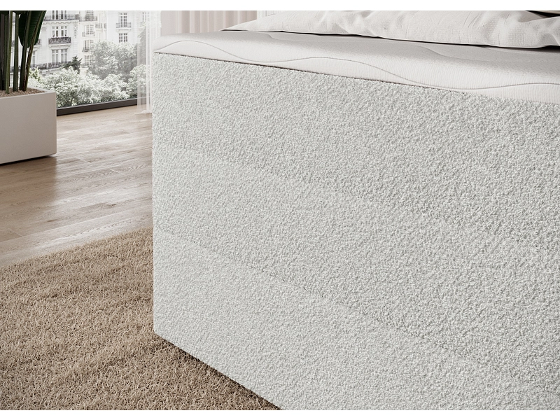 Boxspringbett ELTAP KASPED cremeweiss