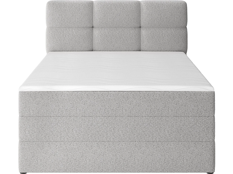 Boxspringbett ELTAP KASPED grau