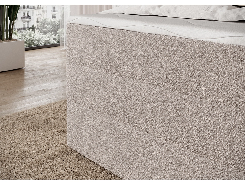 Boxspringbett ELTAP KASPED beige