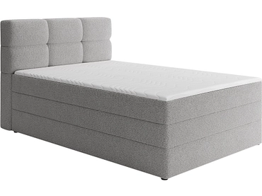 Boxspringbett ELTAP KASPED grau