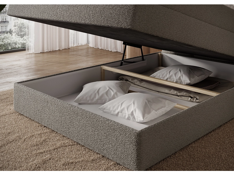 Boxspringbett ELTAP KASPED braun