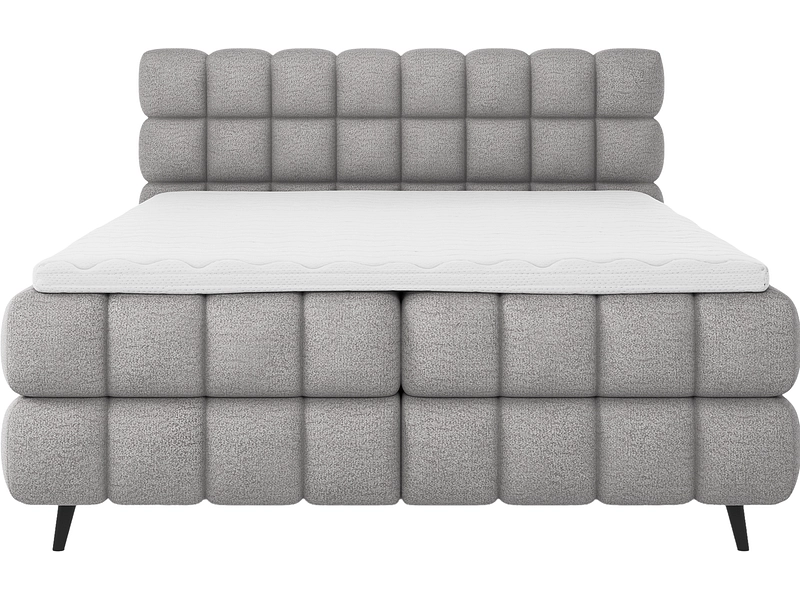 Boxspringbett ELTAP SABENO grau