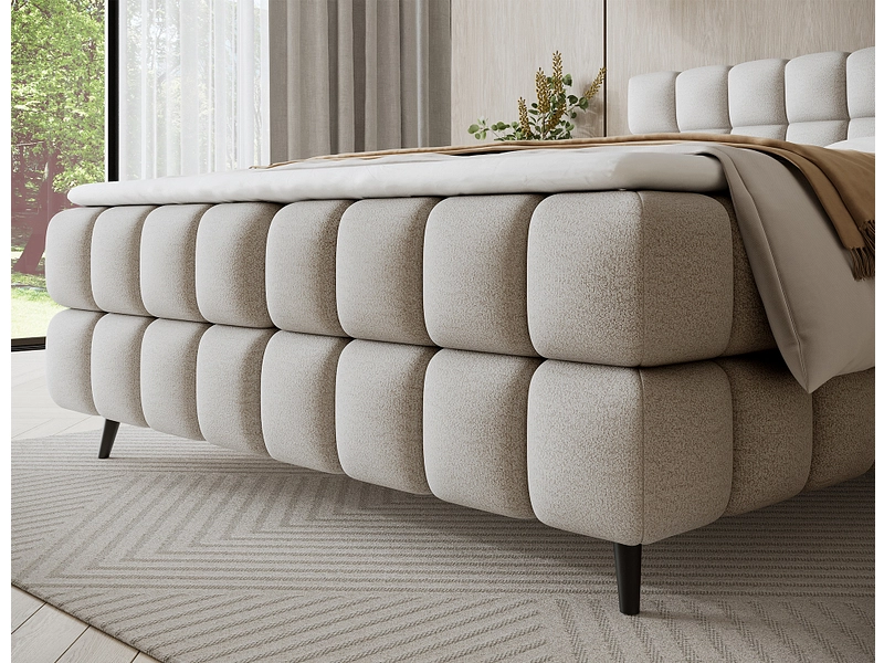 Boxspringbett ELTAP SABENO beige