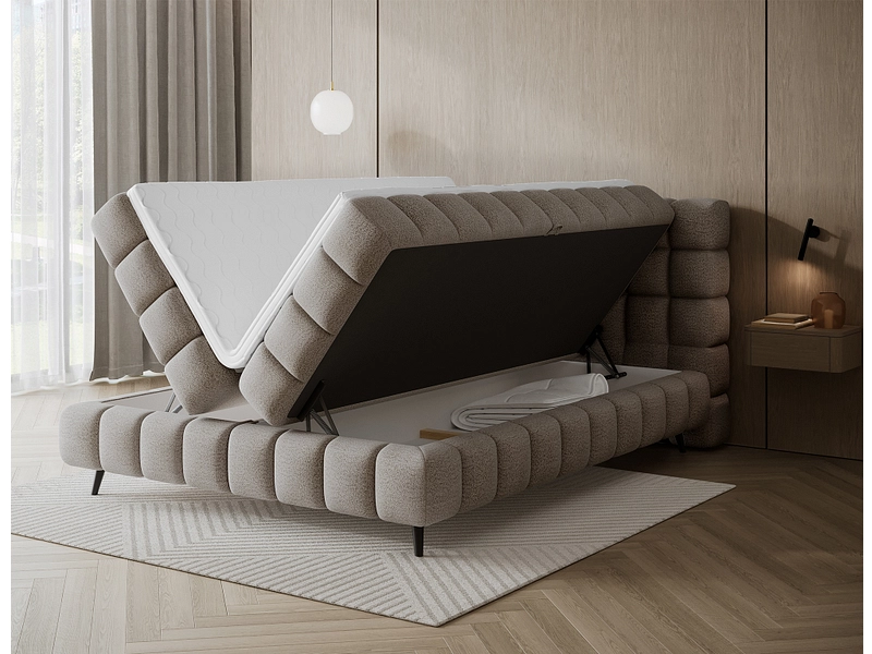 Boxspringbett ELTAP SABENO braun