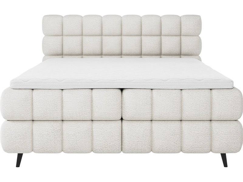 Boxspringbett ELTAP SABENO cremeweiss