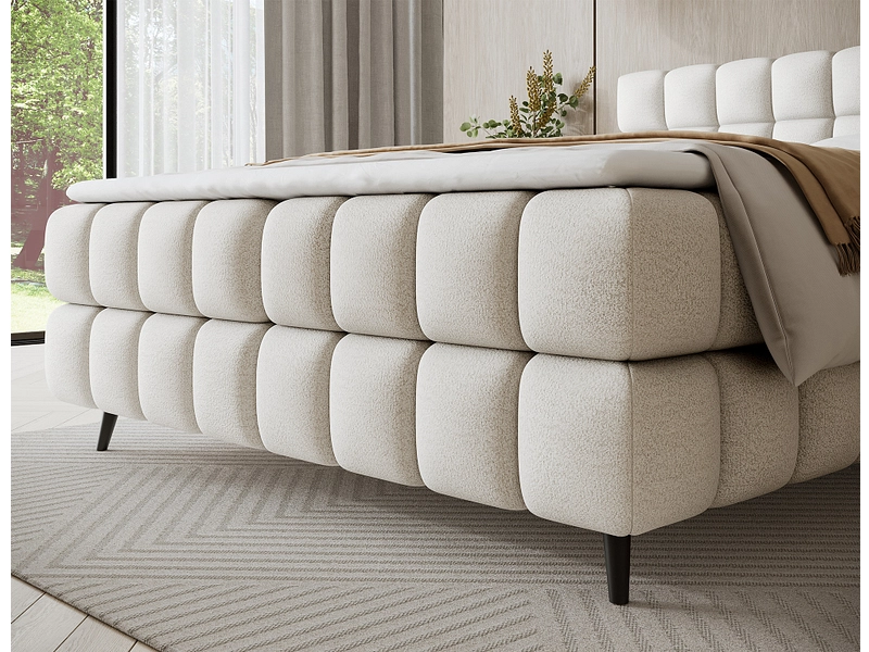 Boxspringbett ELTAP SABENO cremeweiss