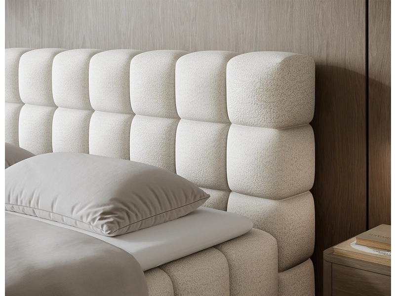 Boxspringbett ELTAP SABENO cremeweiss