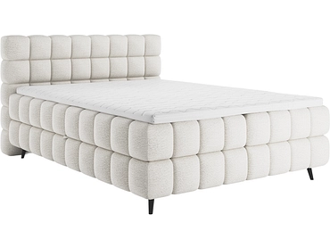 Boxspringbett ELTAP SABENO cremeweiss