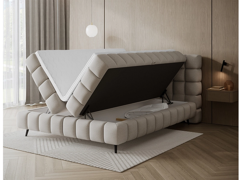 Boxspringbett ELTAP SABENO beige