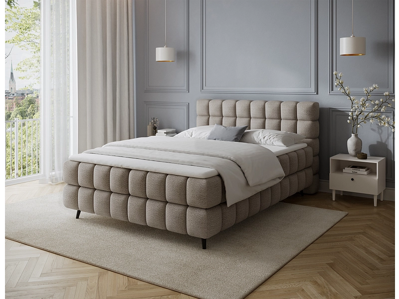 Boxspringbett ELTAP SABENO braun