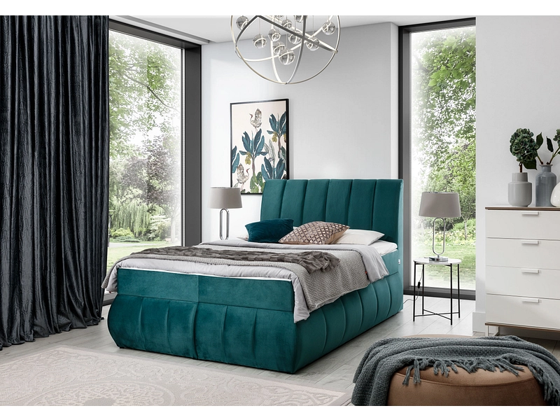 Boxspring ELTAP VINCENZO verde scuro