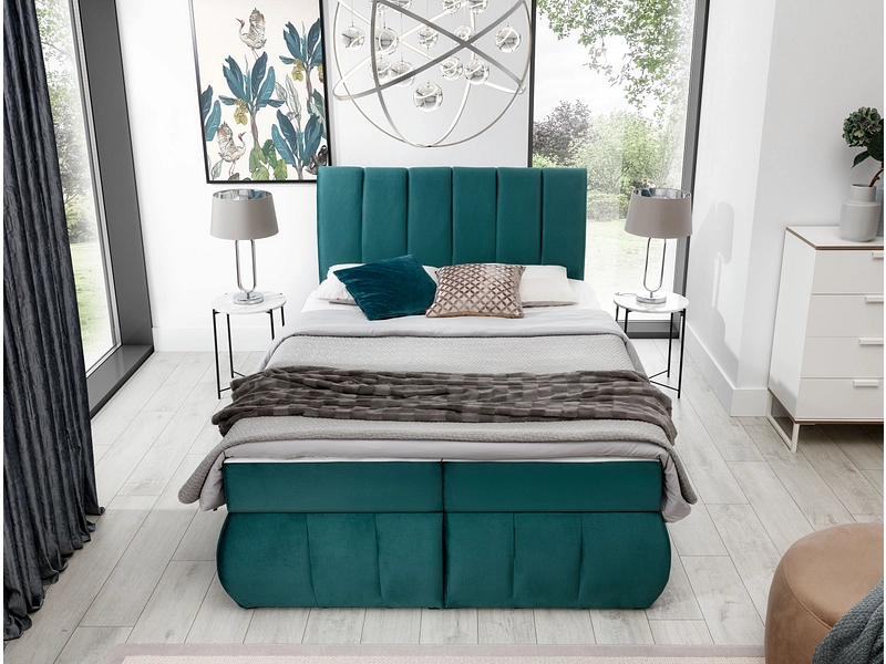 Boxspring ELTAP VINCENZO verde scuro