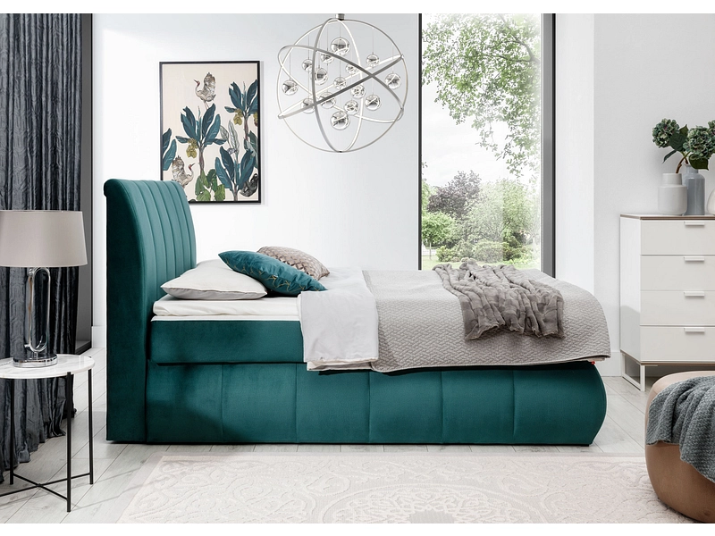 Boxspring ELTAP VINCENZO verde scuro