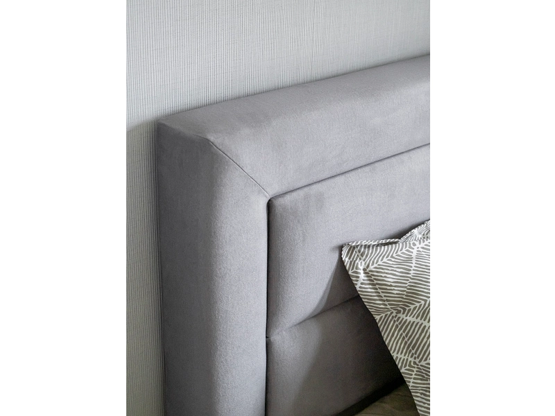 Boxspringbett ELTAP VIVRE grau