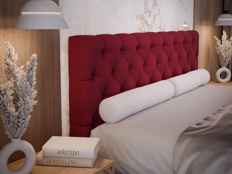 Boxspringbett KINGDOM rot