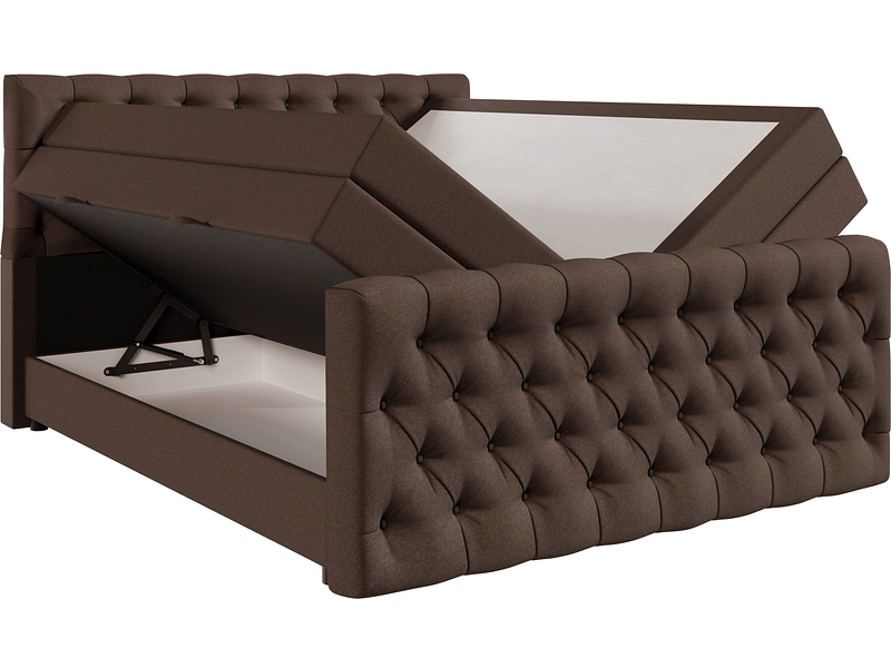 Boxspringbett KINGDOM braun
