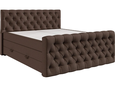 Boxspringbett KINGDOM braun