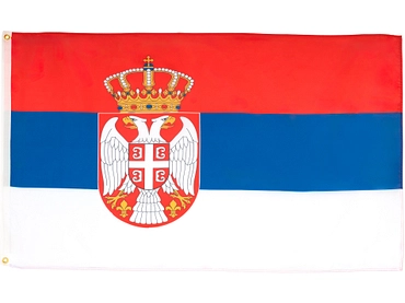 AZ FLAG Drapeau SERBIE