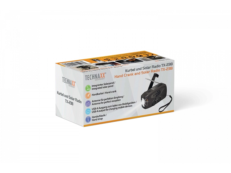 TECHNAXX Radio und Solarlaterne