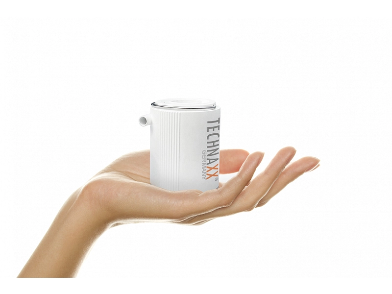TECHNAXX Mini-Pumpe mit Batteriebetrieb