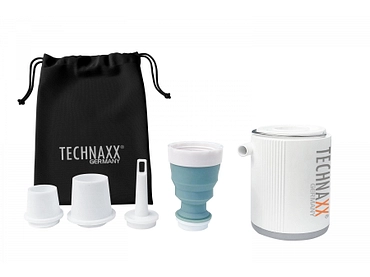 TECHNAXX Mini-Pumpe mit Batteriebetrieb