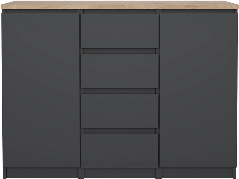 Comò NAIA 2 ante 4 cassetti