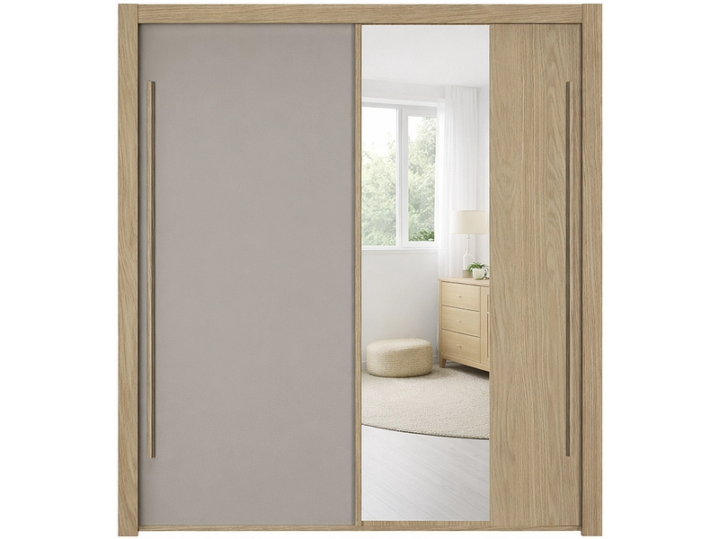 Armoire portes coulissantes QUIMPER cashmere