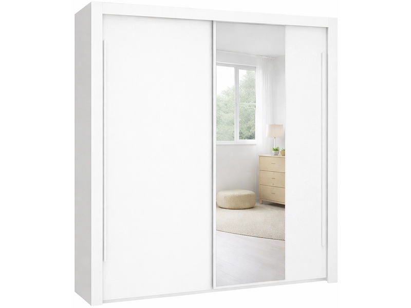 Armoire portes coulissantes QUIMPER blanc Armoire portes coulissantes QUIMPER blanc