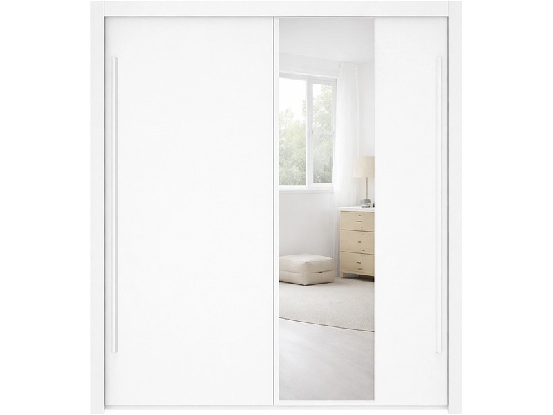 Armoire portes coulissantes QUIMPER blanc Armoire portes coulissantes QUIMPER blanc