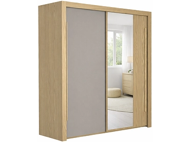 Armoire portes coulissantes QUIMPER cashmere